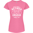 This Is What a Retired Librarian Looks Like Womens Petite Cut T-Shirt Azalea