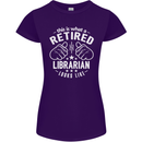 This Is What a Retired Librarian Looks Like Womens Petite Cut T-Shirt Purple