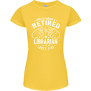 This Is What a Retired Librarian Looks Like Womens Petite Cut T-Shirt Yellow