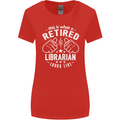 This Is What a Retired Librarian Looks Like Womens Wider Cut T-Shirt Red