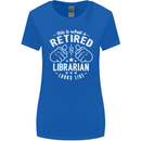 This Is What a Retired Librarian Looks Like Womens Wider Cut T-Shirt Royal Blue