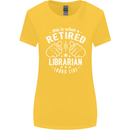 This Is What a Retired Librarian Looks Like Womens Wider Cut T-Shirt Yellow