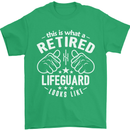 This Is What a Retired Lifeguard Looks Like Mens T-Shirt Cotton Gildan Irish Green