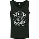 This Is What a Retired Manager Looks Like Mens Vest Tank Top Black