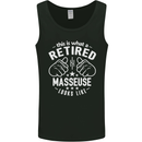 This Is What a Retired Masseuse Looks Like Mens Vest Tank Top Black
