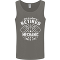 This Is What a Retired Mechanic Looks Like Mens Vest Tank Top Charcoal