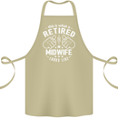 This Is What a Retired Midwife Looks Like Cotton Apron 100% Organic Khaki
