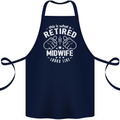 This Is What a Retired Midwife Looks Like Cotton Apron 100% Organic Navy Blue