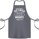 This Is What a Retired Midwife Looks Like Cotton Apron 100% Organic Steel