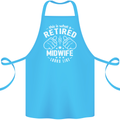 This Is What a Retired Midwife Looks Like Cotton Apron 100% Organic Turquoise