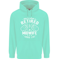 This Is What a Retired Midwife Looks Like Mens 80% Cotton Hoodie Peppermint