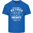 This Is What a Retired Midwife Looks Like Mens Cotton T-Shirt Tee Top Royal Blue