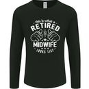This Is What a Retired Midwife Looks Like Mens Long Sleeve T-Shirt Black