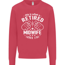 This Is What a Retired Midwife Looks Like Mens Sweatshirt Jumper Heliconia
