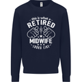 This Is What a Retired Midwife Looks Like Mens Sweatshirt Jumper Navy Blue