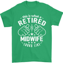 This Is What a Retired Midwife Looks Like Mens T-Shirt Cotton Gildan Irish Green