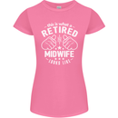 This Is What a Retired Midwife Looks Like Womens Petite Cut T-Shirt Azalea