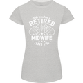 This Is What a Retired Midwife Looks Like Womens Petite Cut T-Shirt Sports Grey
