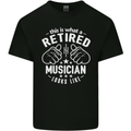 This Is What a Retired Musician Looks Like Mens Cotton T-Shirt Tee Top Black