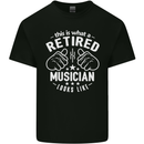 This Is What a Retired Musician Looks Like Mens Cotton T-Shirt Tee Top Black