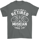 This Is What a Retired Musician Looks Like Mens T-Shirt Cotton Gildan Charcoal