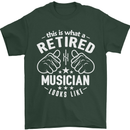 This Is What a Retired Musician Looks Like Mens T-Shirt Cotton Gildan Forest Green