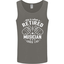 This Is What a Retired Musician Looks Like Mens Vest Tank Top Charcoal