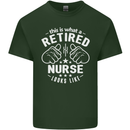 This Is What a Retired Nurse Looks Like Mens Cotton T-Shirt Tee Top Forest Green