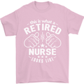 This Is What a Retired Nurse Looks Like Mens T-Shirt Cotton Gildan Light Pink