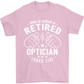 This Is What a Retired Optician Looks Like Mens T-Shirt Cotton Gildan Light Pink