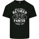 This Is What a Retired Painter Looks Like Mens Cotton T-Shirt Tee Top Black