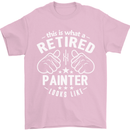 This Is What a Retired Painter Looks Like Mens T-Shirt Cotton Gildan Light Pink