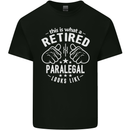 This Is What a Retired Paralegal Looks Like Mens Cotton T-Shirt Tee Top Black