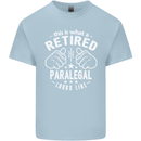 This Is What a Retired Paralegal Looks Like Mens Cotton T-Shirt Tee Top Light Blue