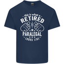 This Is What a Retired Paralegal Looks Like Mens Cotton T-Shirt Tee Top Navy Blue
