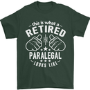 This Is What a Retired Paralegal Looks Like Mens T-Shirt Cotton Gildan Forest Green