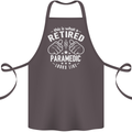 This Is What a Retired Paramedic Looks Like Cotton Apron 100% Organic Dark Grey