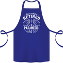 This Is What a Retired Paramedic Looks Like Cotton Apron 100% Organic Royal Blue