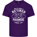 This Is What a Retired Paramedic Looks Like Mens Cotton T-Shirt Tee Top Purple