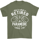 This Is What a Retired Paramedic Looks Like Mens T-Shirt Cotton Gildan Military Green