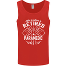 This Is What a Retired Paramedic Looks Like Mens Vest Tank Top Red