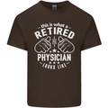 This Is What a Retired Physician Looks Like Mens Cotton T-Shirt Tee Top Dark Chocolate