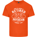This Is What a Retired Physician Looks Like Mens Cotton T-Shirt Tee Top Orange
