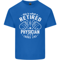 This Is What a Retired Physician Looks Like Mens Cotton T-Shirt Tee Top Royal Blue