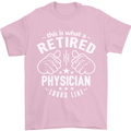 This Is What a Retired Physician Looks Like Mens T-Shirt Cotton Gildan Light Pink