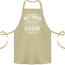 This Is What a Retired Plasterer Cotton Apron 100% Organic Khaki