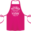 This Is What a Retired Plasterer Cotton Apron 100% Organic Pink