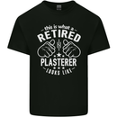This Is What a Retired Plasterer Mens Cotton T-Shirt Tee Top Black