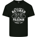 This Is What a Retired Policeman Looks Like Mens Cotton T-Shirt Tee Top Black