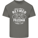 This Is What a Retired Policeman Looks Like Mens Cotton T-Shirt Tee Top Charcoal